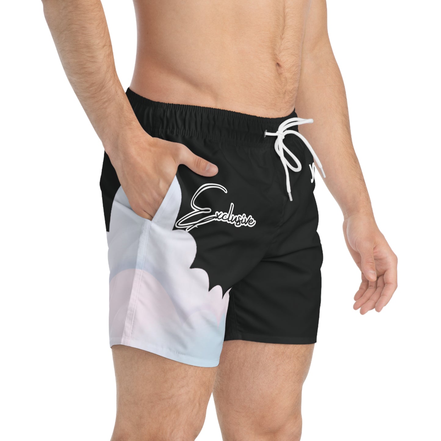 Cloud graphic swim shorts