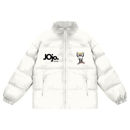 'JOjo x GHOSTY' Zipper Puffer Jacket