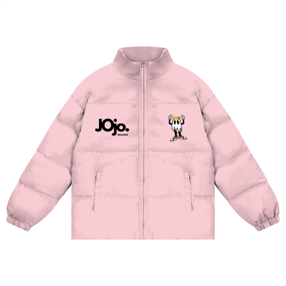 'JOjo x GHOSTY' Zipper Puffer Jacket