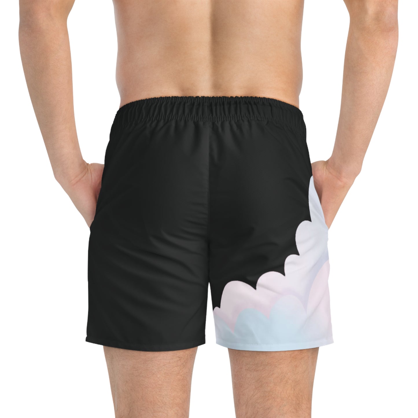 Cloud graphic swim shorts