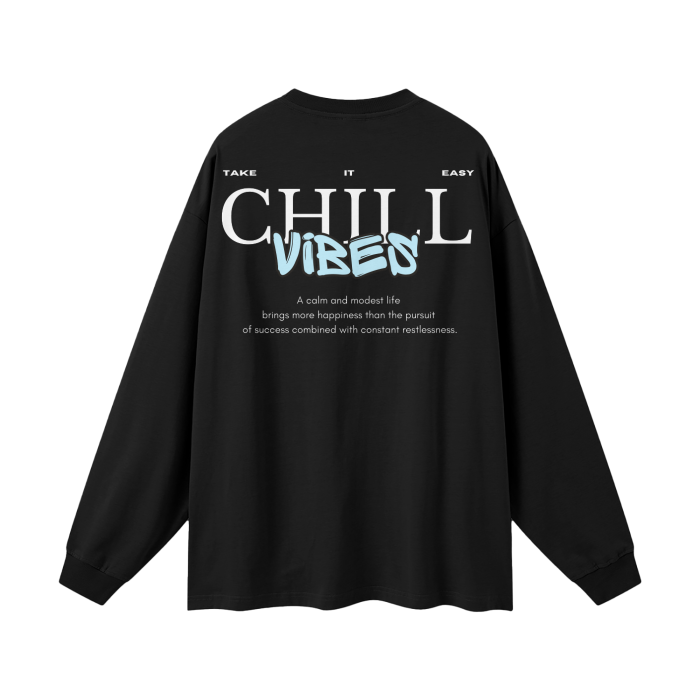 'Chill Vibes' Long Sleeved tee