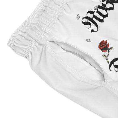 'ROSES X DIAMONDS' Graphic swim shorts