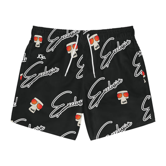 'AVIATOR SKULL' Graphic Swim shorts