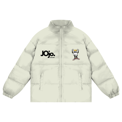 'JOjo x GHOSTY' Zipper Puffer Jacket