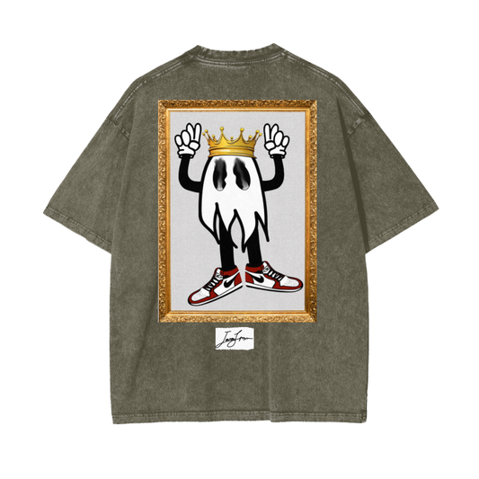 'GHOSTY' Graphic oversized T-shirt