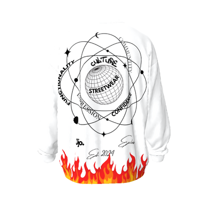 'The JOjo Universe' Flame graphic sweatshirt