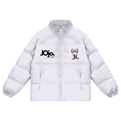 'JOjo x GHOSTY' Zipper Puffer Jacket